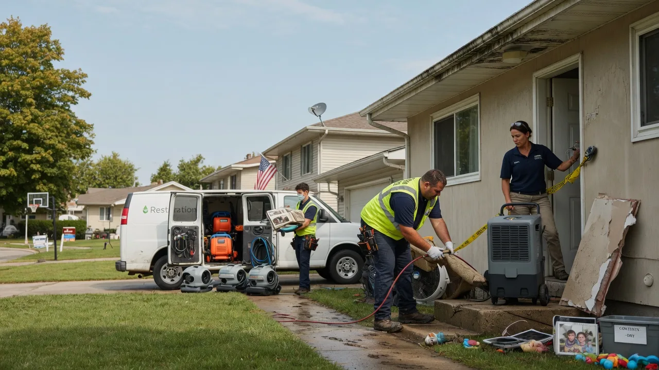 Water Damage Restoration in Fall River, KS near me